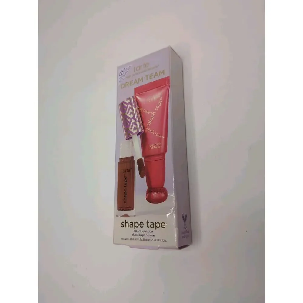 Tarte Dream Team Duo Shape Tape Concealer & Blush Tape Liquid Blush 54H & Cherry